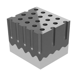 アルマイトの皮膜構造